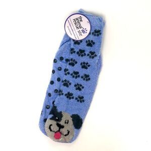 Anti-Slip Grip Dots Non-Slip Colorful Dog Face Women's Socks